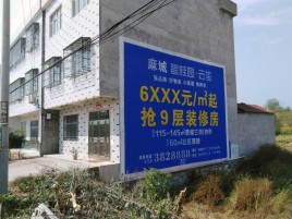 丘北墙体广告质量分析
